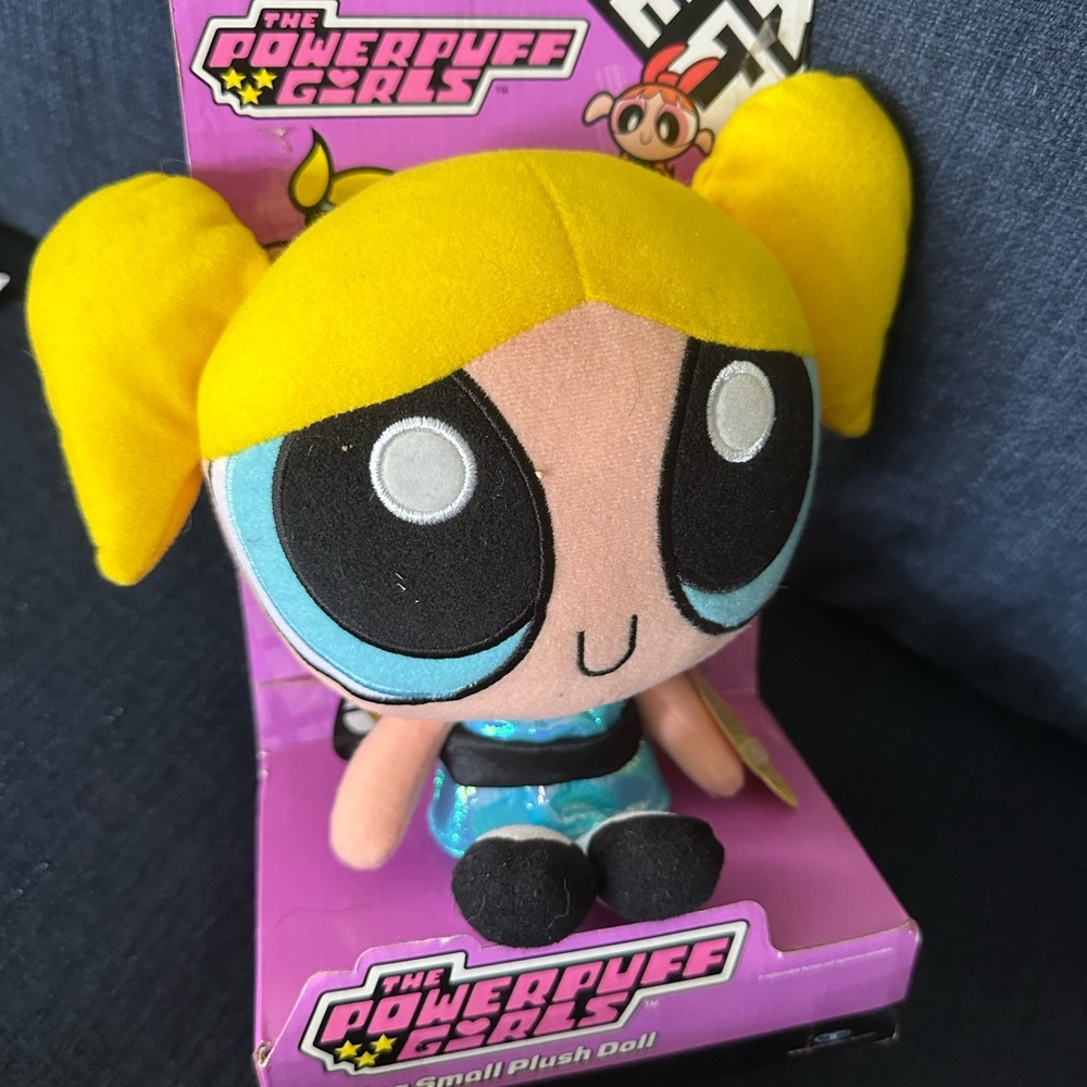 Power Puff Girls - Bubbles Talking Small Plush Doll - NIB